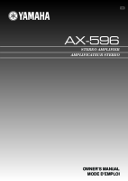 Yamaha AX-596-Owners-Manual 